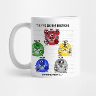 The Five Element Emotions Banner Mug